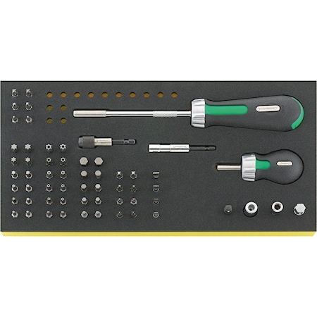Stahlwille Tools Tools i.TCS inlay No.TCS 4008/8/52 1/3-tray60-pcs. 96838773